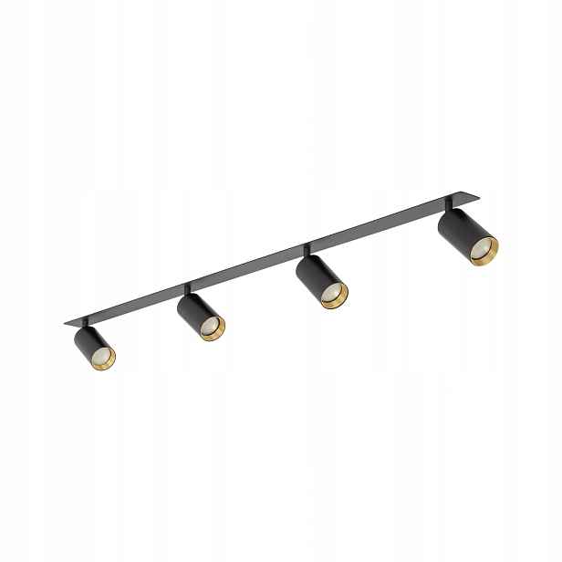 Zapuštěné svítidlo Spot pohyblivé černé 4xGU10 s krytem Amis Tk Lighting