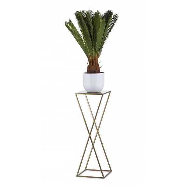Zlatý Držák Na Květináč Dekorativní 70CM Na Glamour Rostliny