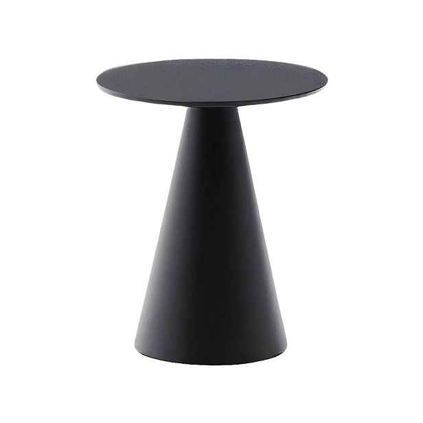 Kulatý odkládací stolek se skleněnou deskou ø 35 cm Wilshire – Kave Home