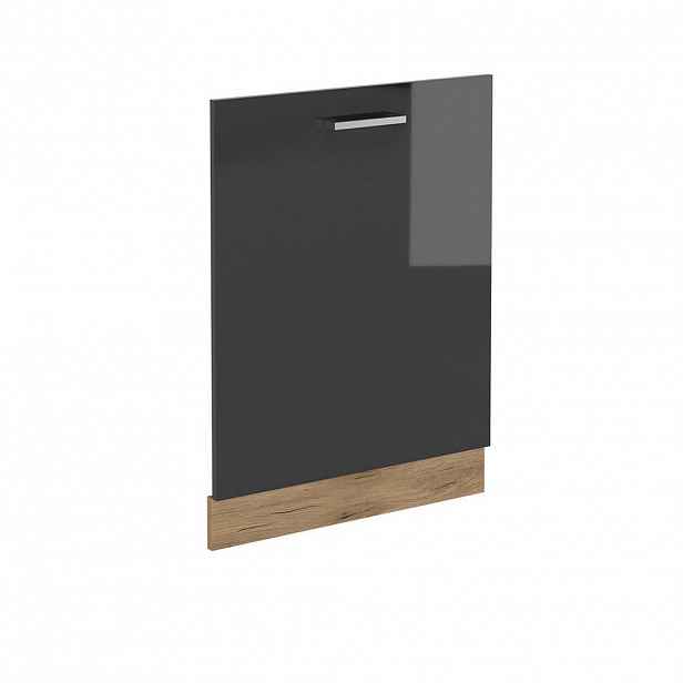 Vicco PŘEDNÍ PANEL R-Line Antracitový vysoký lesk 60 cm bez pracovní desky