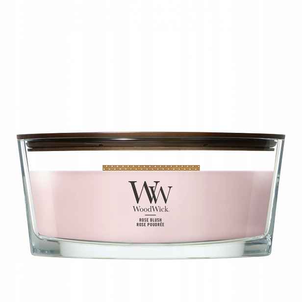 WoodWick Rose Blush vonná svíčka elipsa