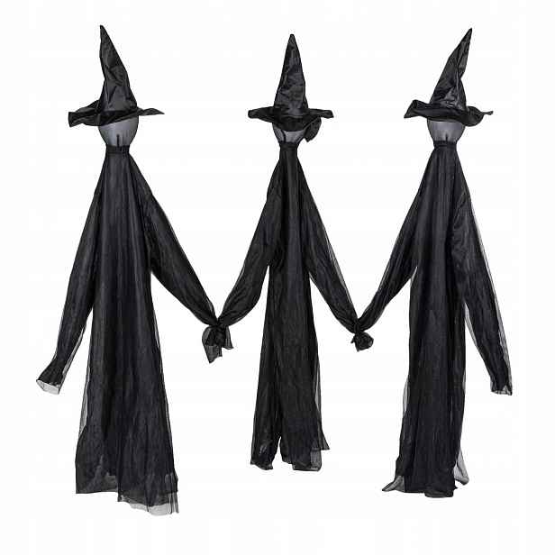 Halloween čarodějnice se zvukem, sada 3 ks