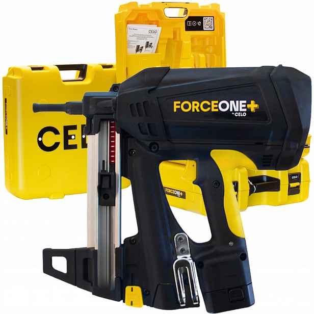 Hřebíkovačka na plyn Celo Force One+ pro betonu a ocel FONEPLUS20 Eta