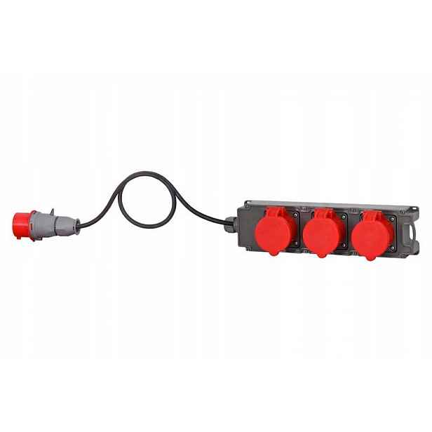 Silový prodlužovací kabel 3x16A/5P Ow 5x2,5mm2 3m 16A/5P