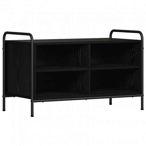 vidaXL Televizní skříň 140 x 39,5 x 50 cm Černý dub Kompozitní dřevo