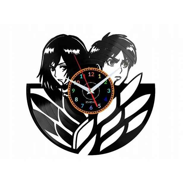 Anime Dekorativní Nástěnné Hodiny Moderní Vinylová Deska Jako Dárek