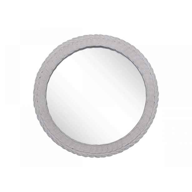 Krémové antik nástěnné zrcadlo Braide - 29*1,5 cm Chic Antique
