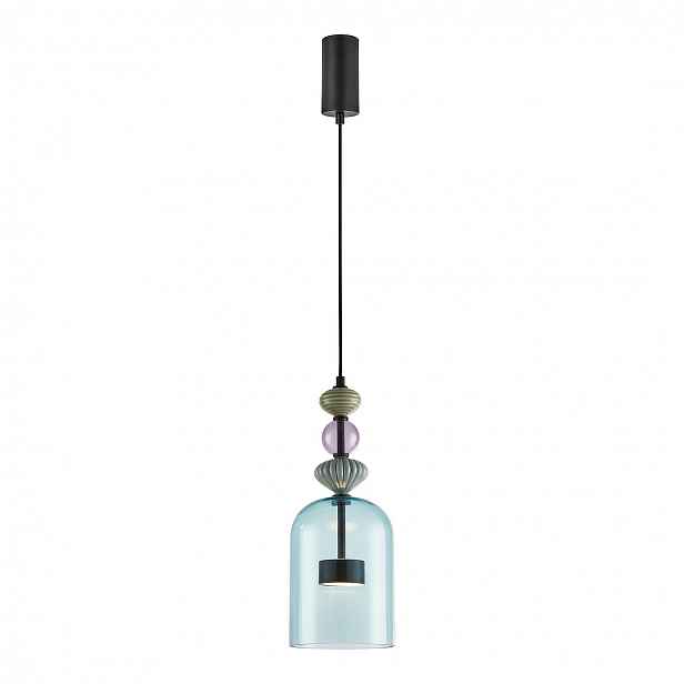 MiLAGRO Závěsná lampa Arte 12W Led průměr 16 cm, černý stropní lustr
