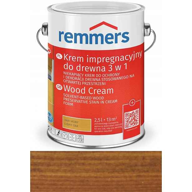 Remmers Holzschutz-Creme lazura 2,5L Ořech
