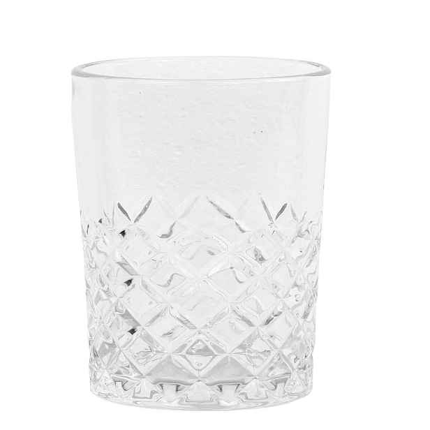 Sklenička s diamantovým brusem Lorient - Ø 8*10 cm / 250 ml Chic Antique