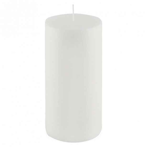 Bílá svíčka Ego Dekor Cylinder Pure, doba hoření 123 h