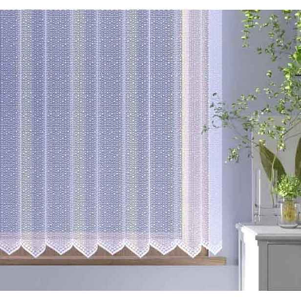 Mg Záclona 680/9 Bílá 500x180 cm hotová obšitá Bt M