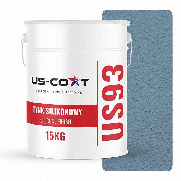 Silikonová Fasádní Omítka Modrá F126 15KG Beránek Granulace 3.0mm