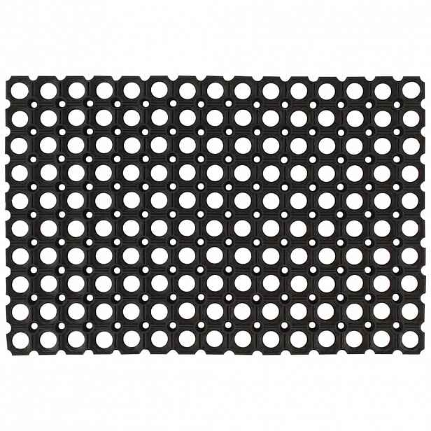 vidaXL Rohožka před dveře obdélníková 60 x 80 cm guma