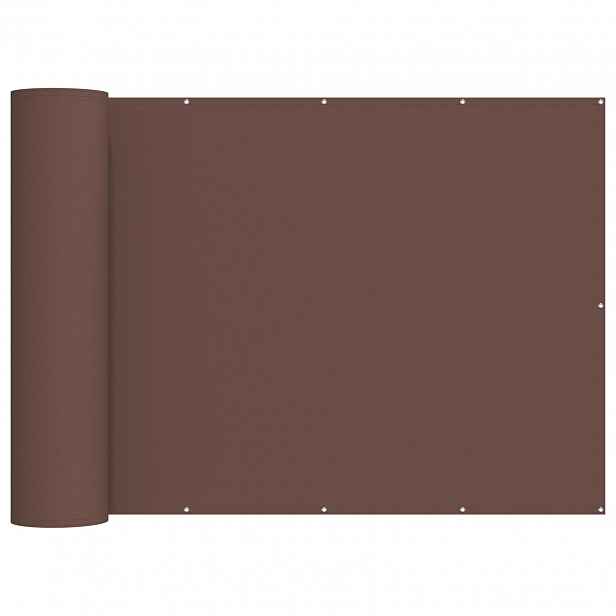 vidaXL Zástěna na balkon 150 x 400 cm Látka s PU povrchovou úpravou