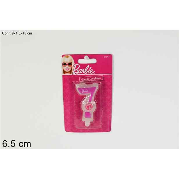 PROHOME - Svíčka dortová 7 Barbie