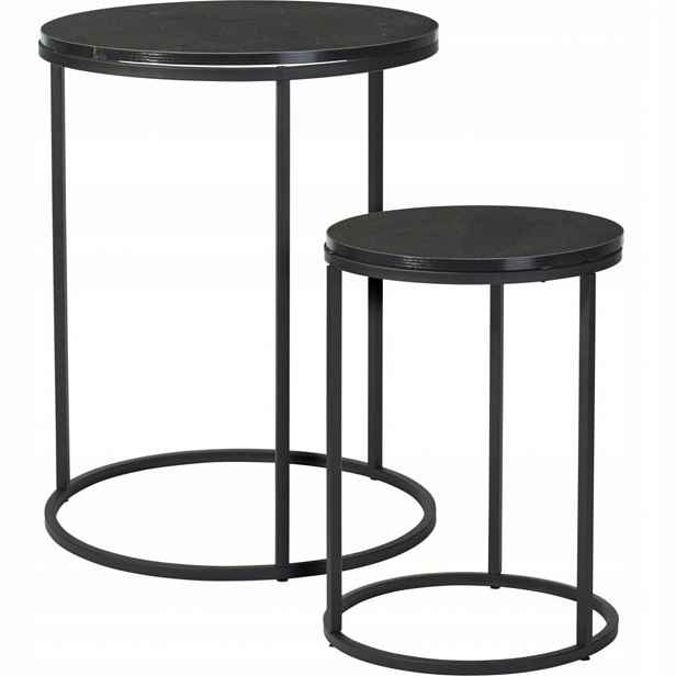 Kávový Stolek Lavice Stůl Set Stolů 2v1 Konferenční Stolky ø 30/40 cm