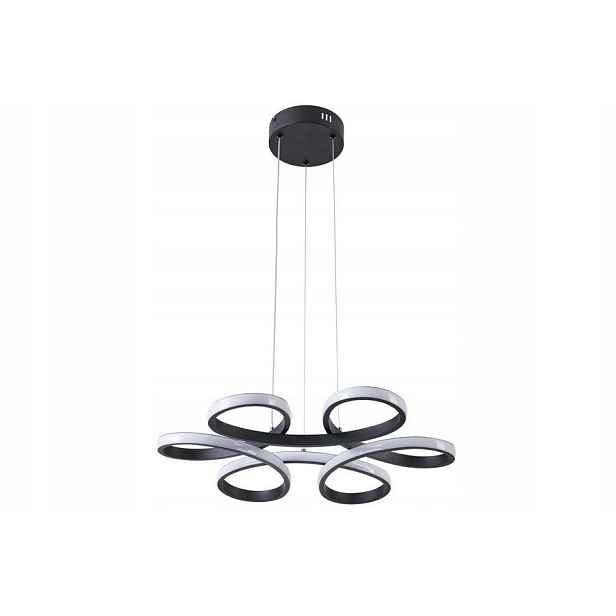 Moderní černá designová Led závěsná lampa do obývacího pokoje Reality