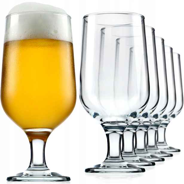 Pivní Sklenice Na Pivo Sklenice 385 ml Skleněné Kufříky Sada 6 ks Na Dárek Komplet
