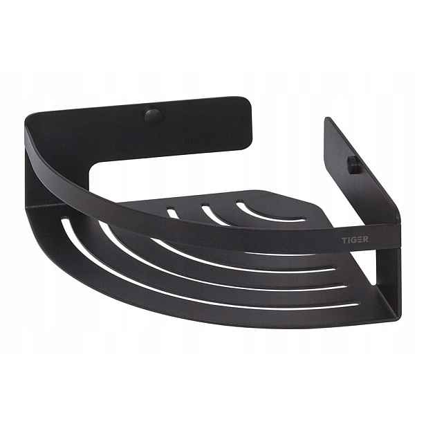 Tiger Caddy sprchový košík rohový 18,4 cm černý 1400430746