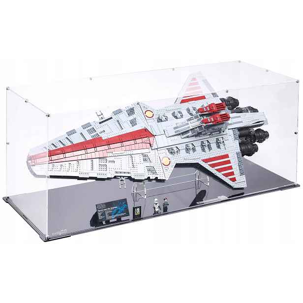 Vitrína Blacked Brick pro Lego 75367 Star Wars Hvězdný ničitel Venator