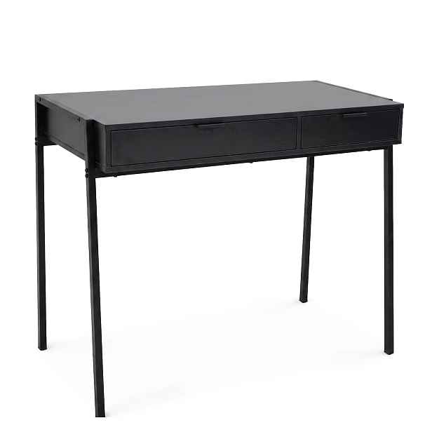 Ak furniture Psací stůl Zentia 100 cm černý
