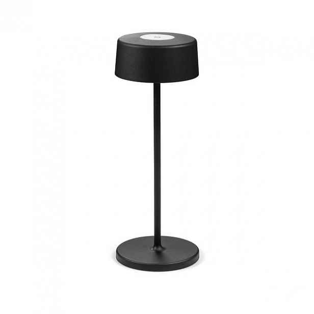 Aku lampa stolní FANCY HOME, černá