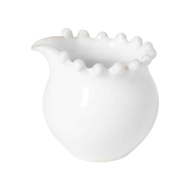 Bílá kameninová konvička na mléko 100 ml Pearl – Costa Nova