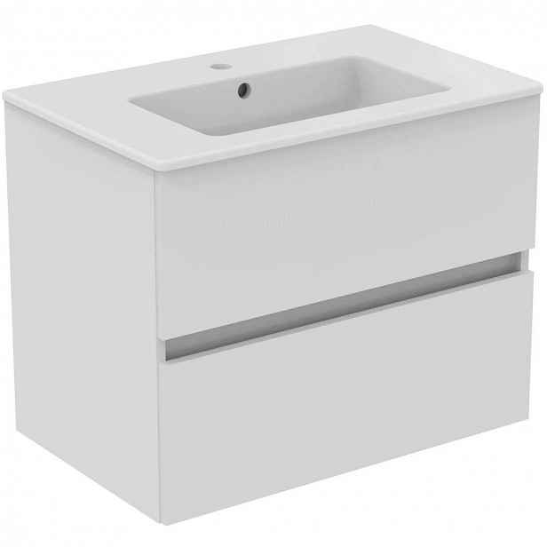 Ideal Standard Eurovit+ - Skříňka s umyvadlem, 55x70x44 cm, 2 zásuvky, lesklá bílá R0573WG