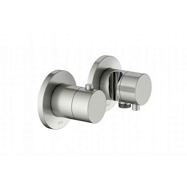 Keuco Edition 400 - Termostatická baterie pod omítku, pro 2 spotřebiče, nerez 51553061221