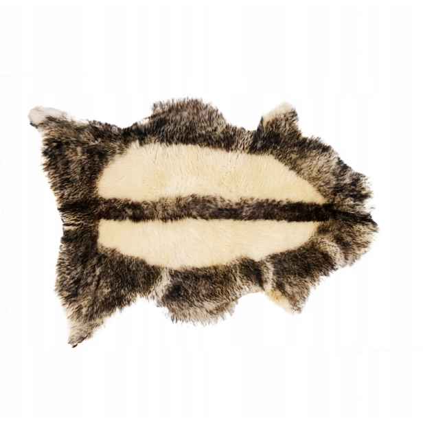 Ovčí kůže „černý Borsuk“ – 130 cm/XXL (matka) 100% přírodní!
