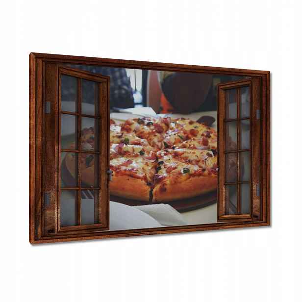Obrazy 120x80 Pizza v kusech