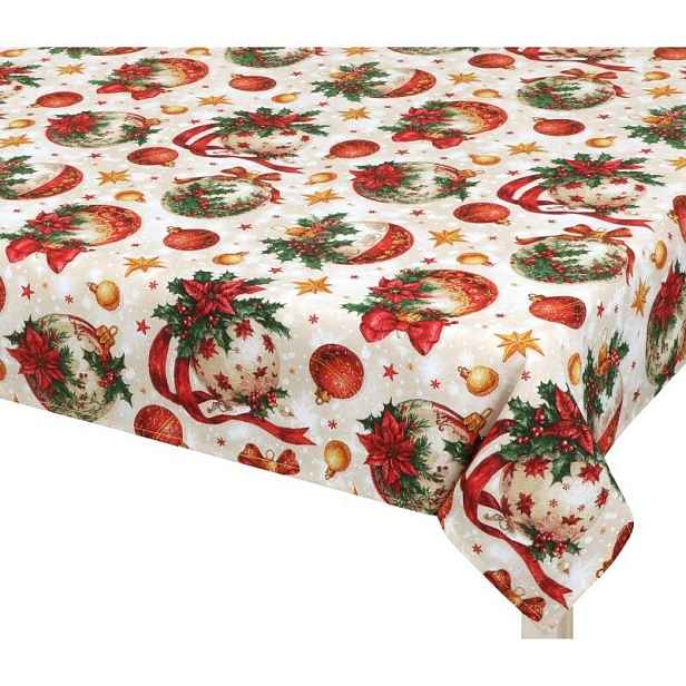 Bellatex Ubrus Vánoční ozdoby, 120 x 140 cm, 120 x 140 cm