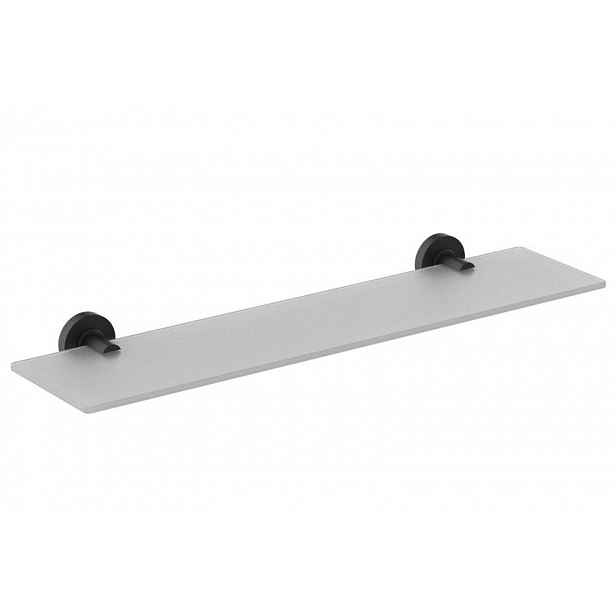 Ideal Standard IOM - Polička, délka 52 cm, černá/satinované sklo A9124XG