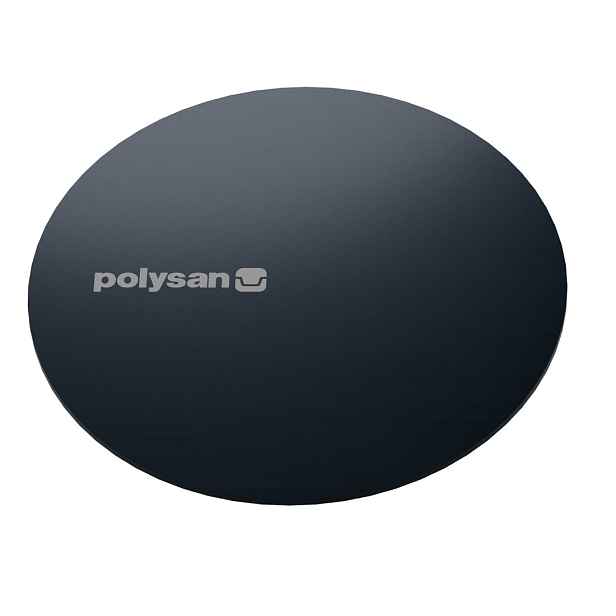 Polysan MIRAI kruhová krytka sifonu, gun metal