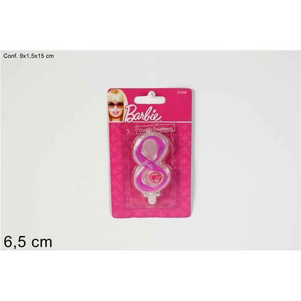 PROHOME - Svíčka dortová 8 Barbie