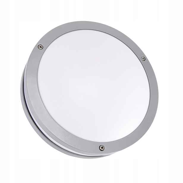 Venkovní nástěnné svítidlo Struhm Solina Led 7.5W IP54 Ø26 cm Šedá/Bílá