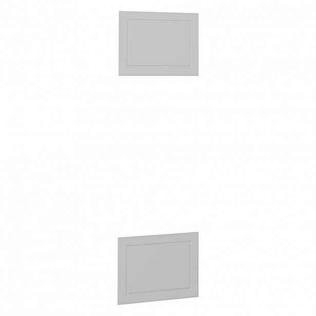 Vicco KUCHYŇSKÁ DVÍŘKA R-Line Bílý venkovský dům 59.6 x 88.4 cm nábytková čela pro skříň k vestavné mikrovlnné troubě