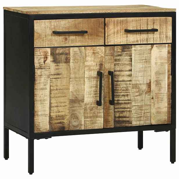 vidaXL Servírovací skříň 70 x 35 x 70 cm Masivní magnovníkové dřevo