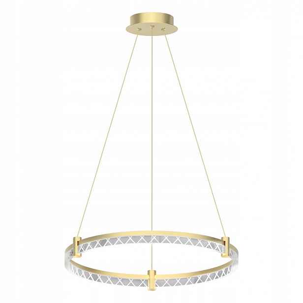 Závěsná lampa Zlatá Dekorativní Glamour Ledová Elegance 36W Led