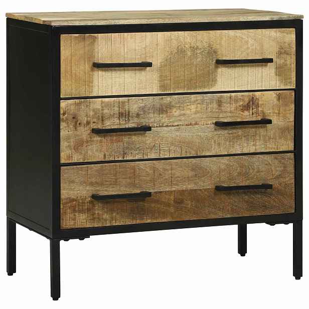 vidaXL Servírovací skříň 70 x 35 x 70 cm Masivní magnovníkové dřevo