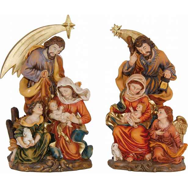 2 krásné figurky Svaté rodiny – výška 22,8 cm
