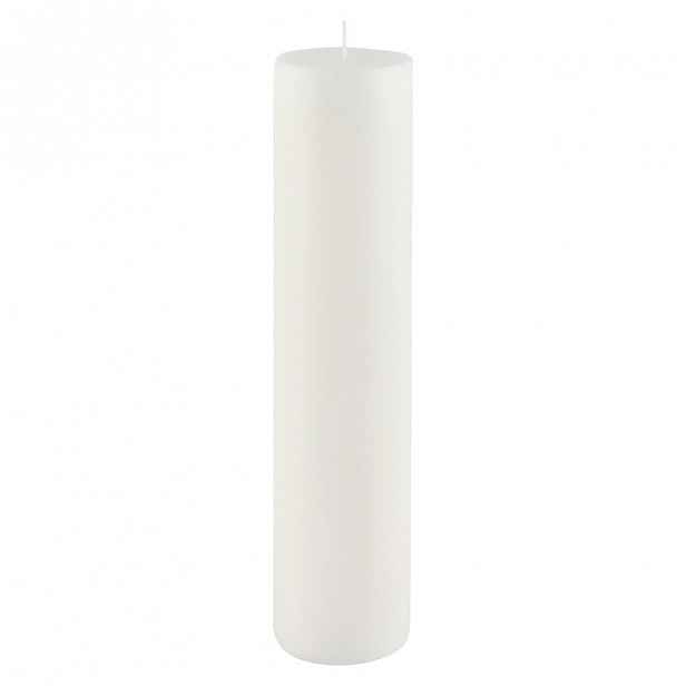 Bílá svíčka Ego Dekor Cylinder Pure, doba hoření 92 h