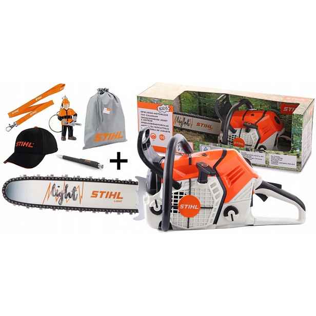 Hračka Benzínová Pila Stihl Na Baterie Dárek Pomůcky