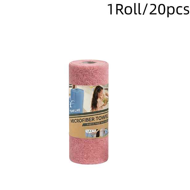 TEMU 1 role 4.0M opakovaně použitelné utěrky z mikrovlákna, černá technologie pro úklid kuchyně! Zesílená role utěrek, super absorpční, vhodné do