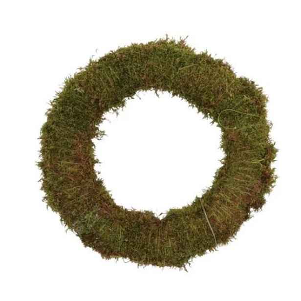 Zelený věneček z přírodního mechu - Ø 29*5 cm daan kromhout