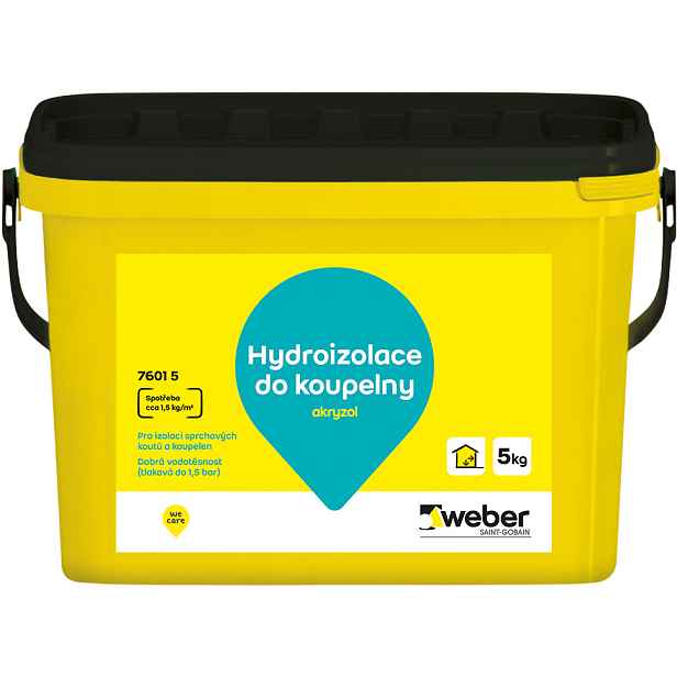 Hmota hydroizolační weber akryzol 5 kg