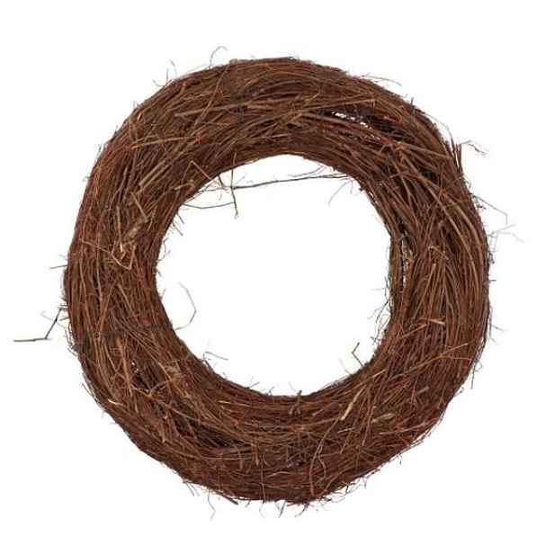Hnědý věnec z jilmových větví Elm Branch - Ø 50*14 cm daan kromhout