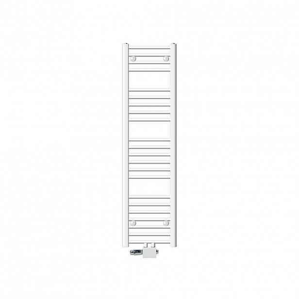 LuxeBath KOUPELNOVÝ radiátor Sahara 300 x 1400 mm, bílý, rovný, s ventilem, univerzální
