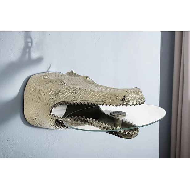 Odkládací nástěnný stolek CROCO Dekorhome